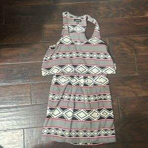 Short racer back dress. Xxs Bebe dress